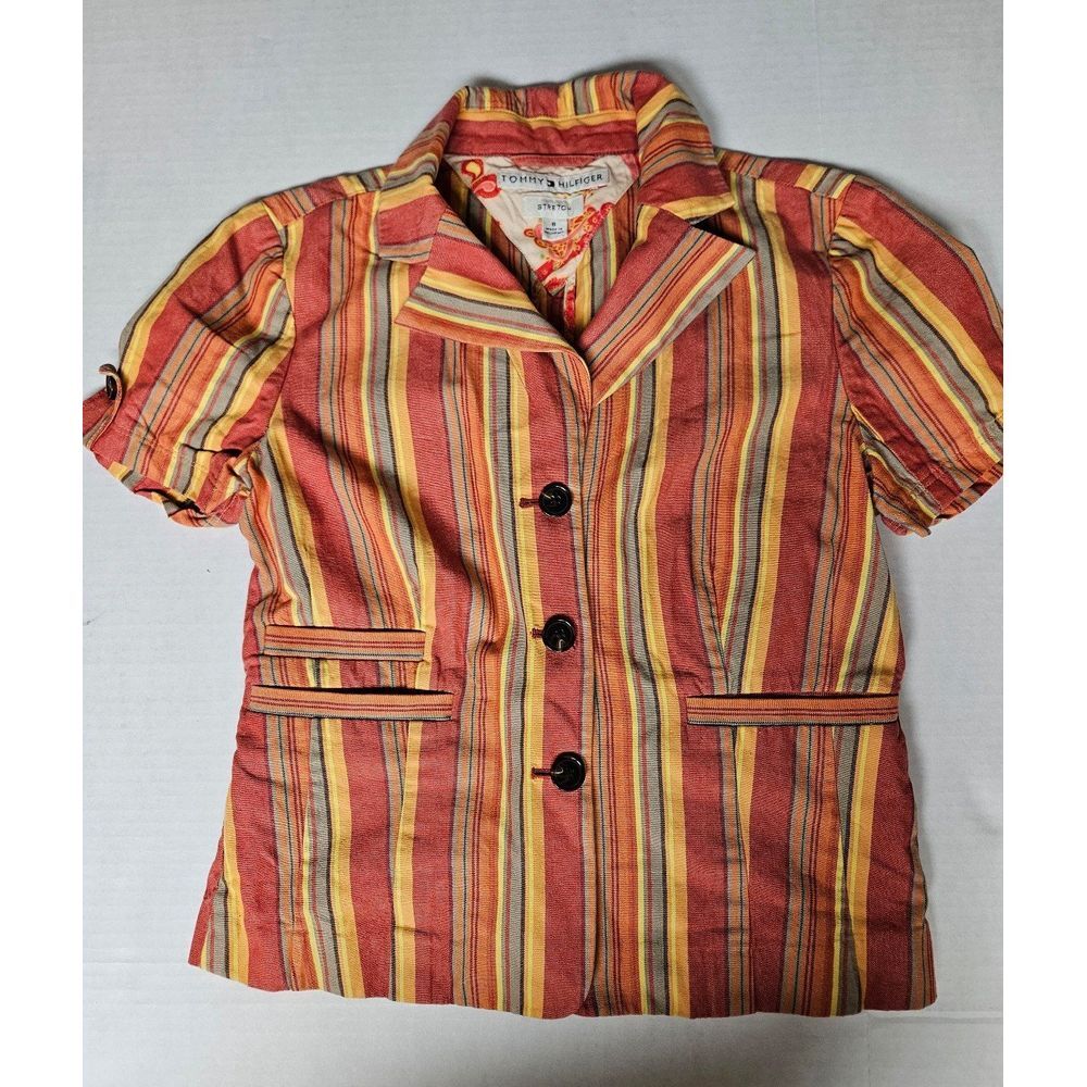 Tommy Hilfiger Vintage Short Sleeve Jacket‎ Size 6